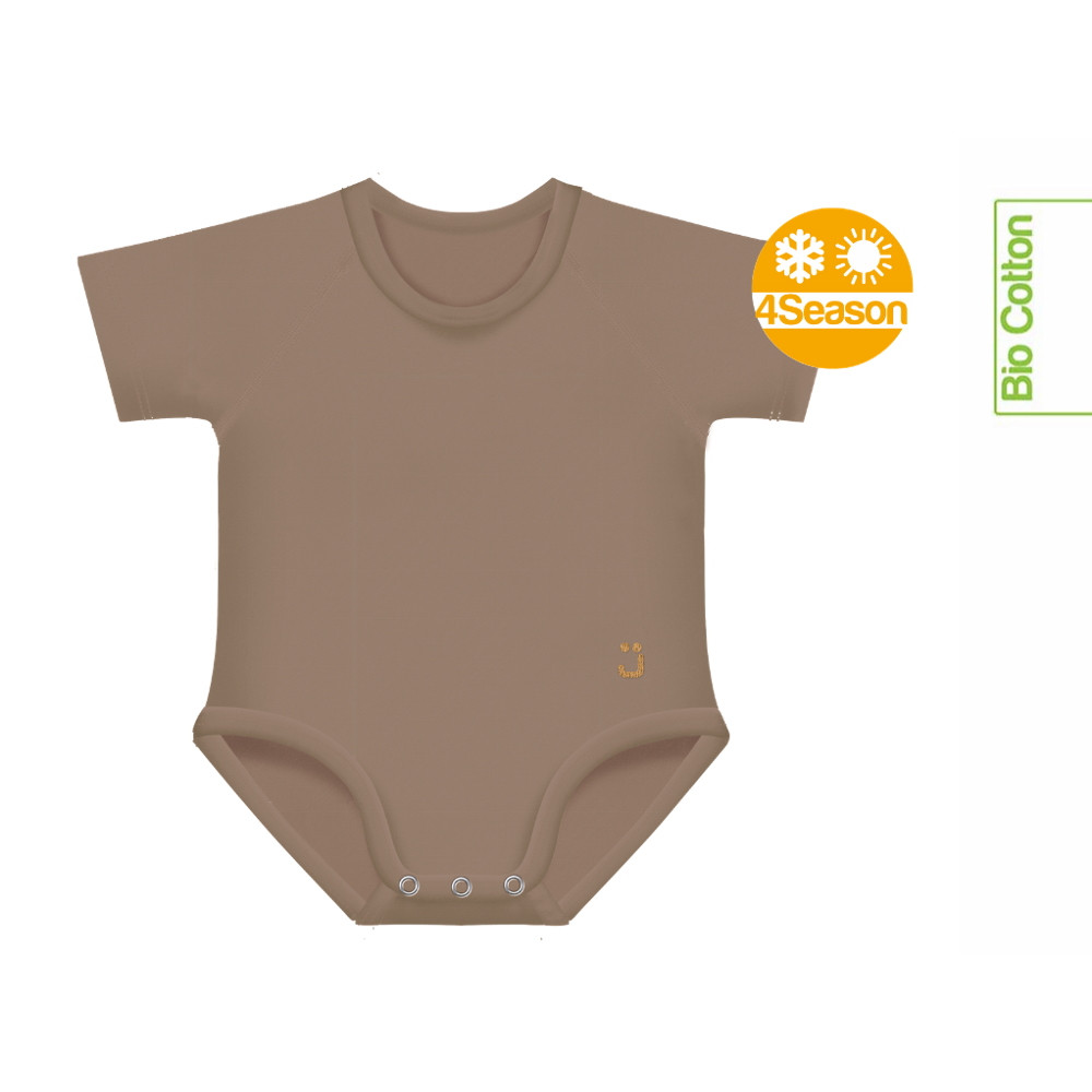 J Bimbi kombidressz 0-36 hó biopamut 4 Seasons barna 12023 – babatermék