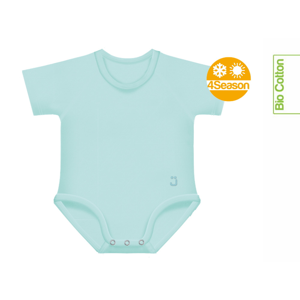 J Bimbi kombidressz 0-36 hó biopamut 4 Seasons aqua zöld 12025 – babatermék
