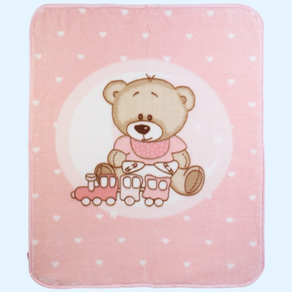 Gamberritos takaró plüss 80x90cm becipzározható rózsaszín 11032 – babatermék