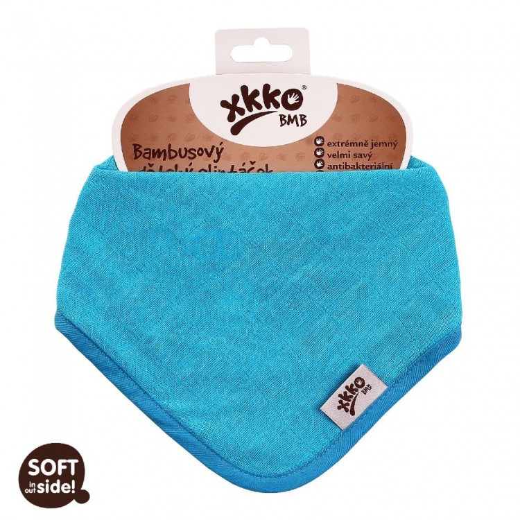Xkko nyálkendõ patentos bambusz kék BMBBND006