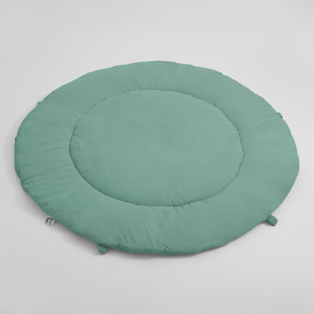 Muszlin baba játszószõnyeg New Baby zöld 90cm – játszószőnyeg