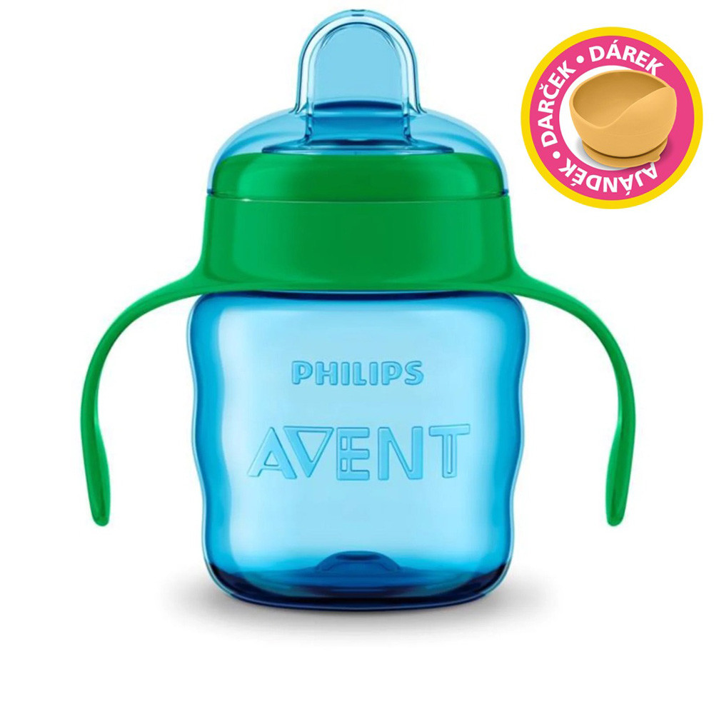 Philips AVENT itatópohár Classic 200ml fiús - most Petite and Mars szilikon tálkával
