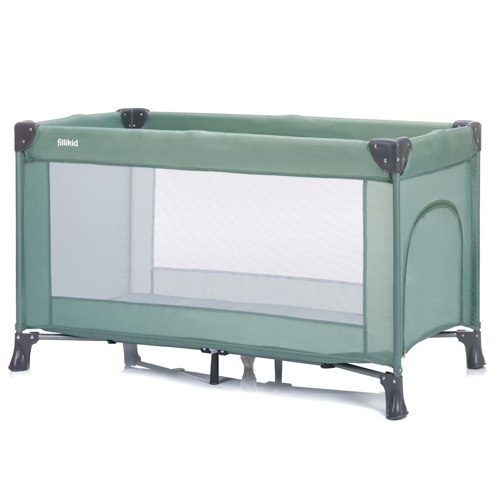 Fillikid utazóágy Valentina 120x60cm zöld 4066-04