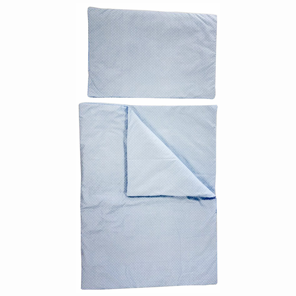 Soffi Baby ágynemû szett 2 részes 135x90 - 40x60cm apró csillag mintás kék