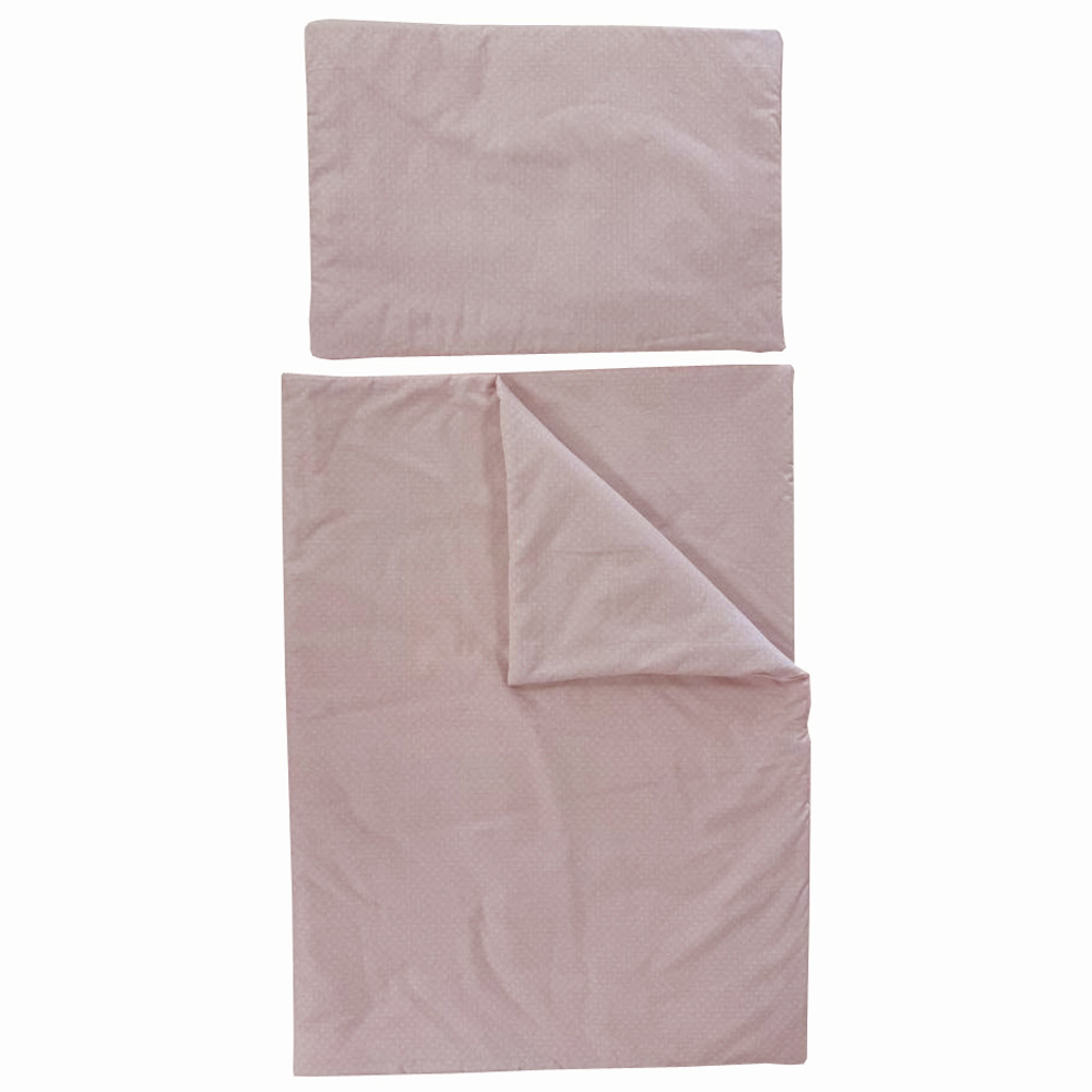 Soffi Baby ágynemû szett 2 részes 135x90 - 40x60cm apró csillag mintás rózsaszín