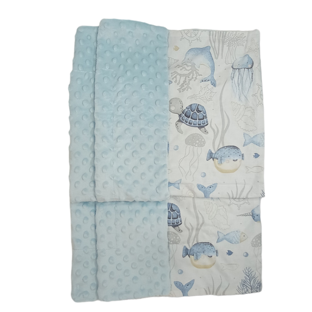 Minky Wellsoft Teknős - Babatakaró 75 x 100 cm – babatermék