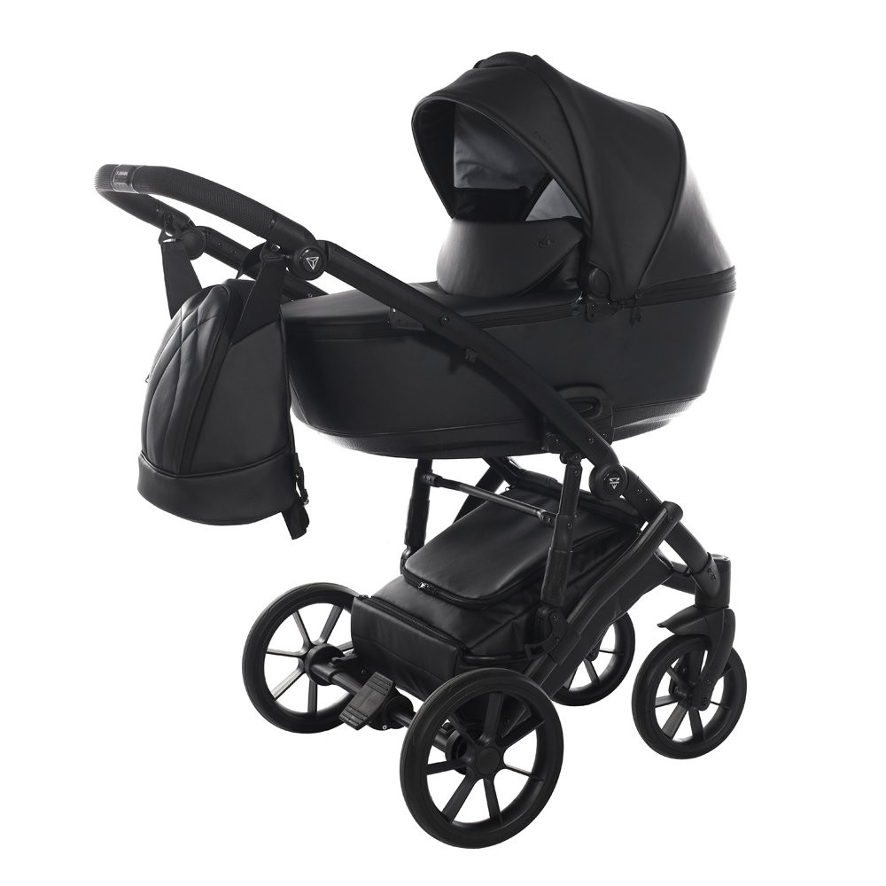 Junama Space Eco-Bőr V3 System - Fekete – babakocsi